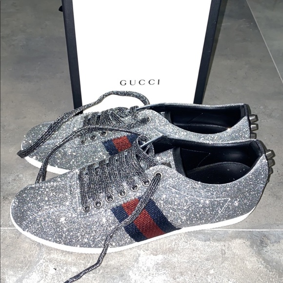 Gucci Bambi Web Sneakers - Picture 2 of 11